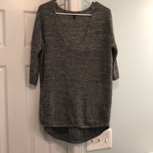 Black and white sweater